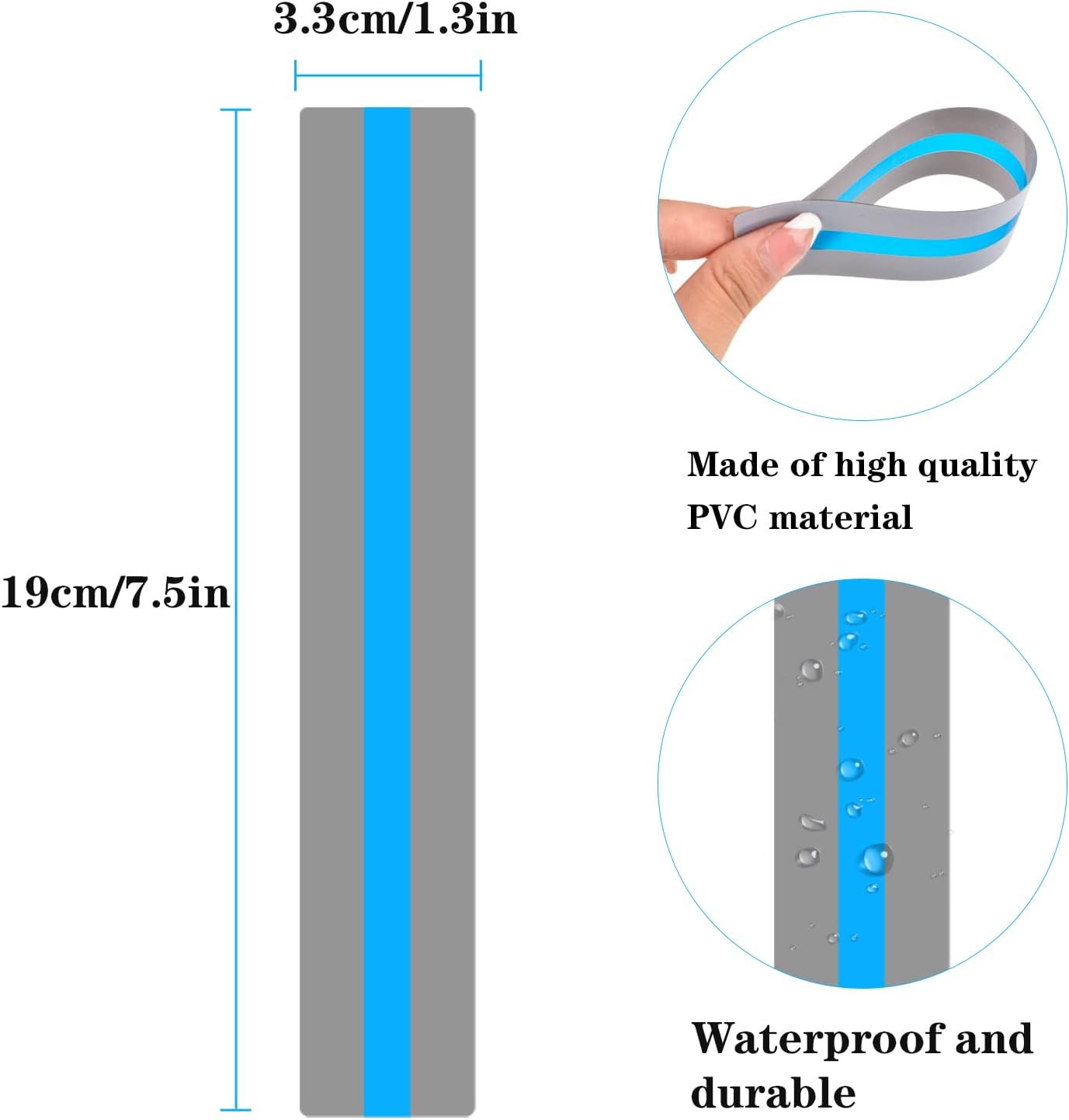 24 Pieces Guided Reading Strips Reading Helper Strips, Reading Ruler Colored Overlay Highlight Bookmarks Help with Dyslexia for Kid and Teacher Supply Guided image number 3