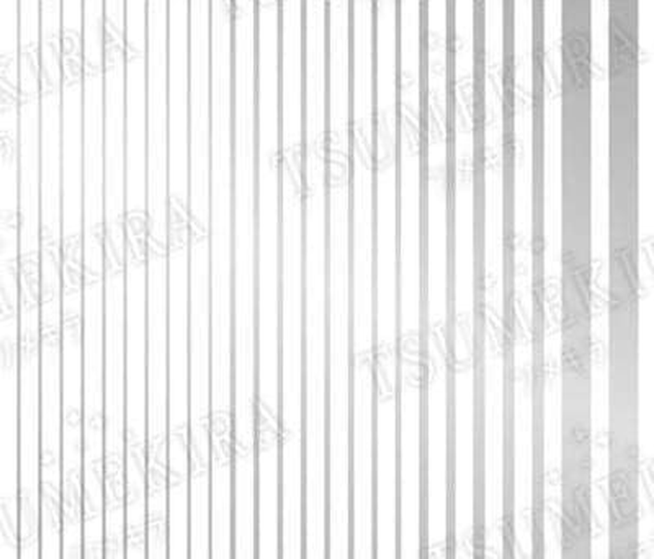 Tsumekira SG-LIN-101 Nail Stickers, Line, Silver image number 4