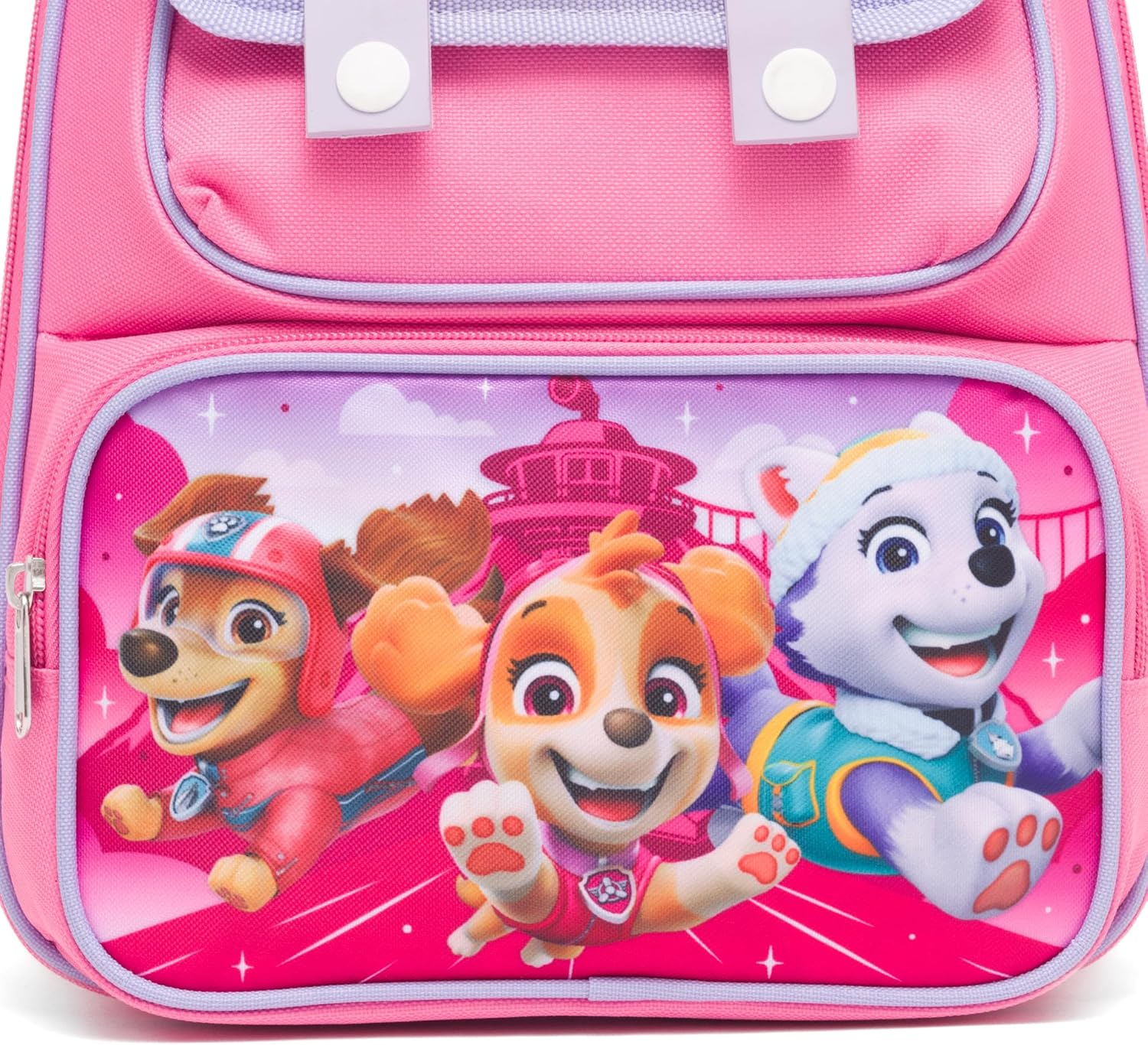 Ruz - Paw Patrol 12 Inch Pre-School Backpack with Padded Back and Adjustable Straps, Pink, Medium, Backpack image number 3