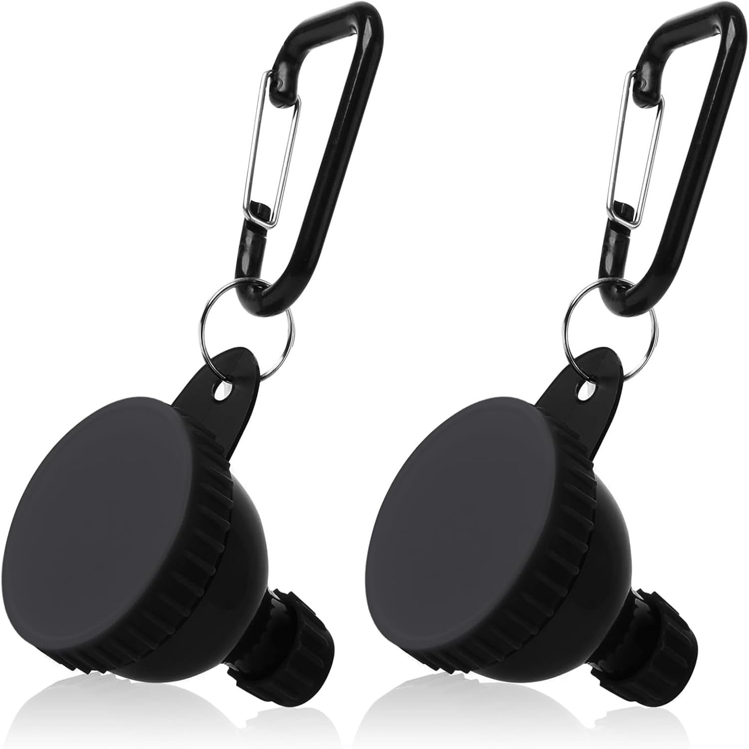 2 Pack Protein Powder Container to Go Mini Funnel with Keychain and Keyring,Water Bottle,Protein Funnel for Water Bottles & Shakers