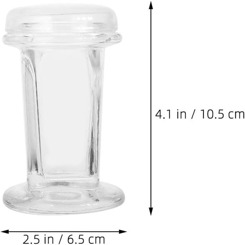 GLEAVI Glass Staining Jar with Lid for 5 Microscope Slides 3-Pack 2Oz Capacity Staining Tank for Cell Samples Histology and Clinical Labs image number 6