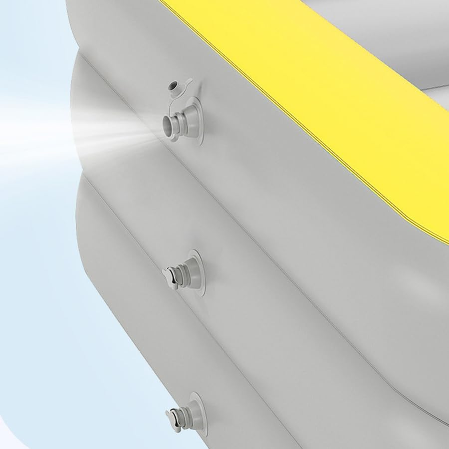 7FT Large Inflatable Pool with Canopy - Kiddie Pool, Ball Pit, Foldable, Family, Easy Set, Snapset Pool, Blow up Swimming Pool for Kids, Adults - Sun Shade - for Backyard, Outdoor Water Play image number 4