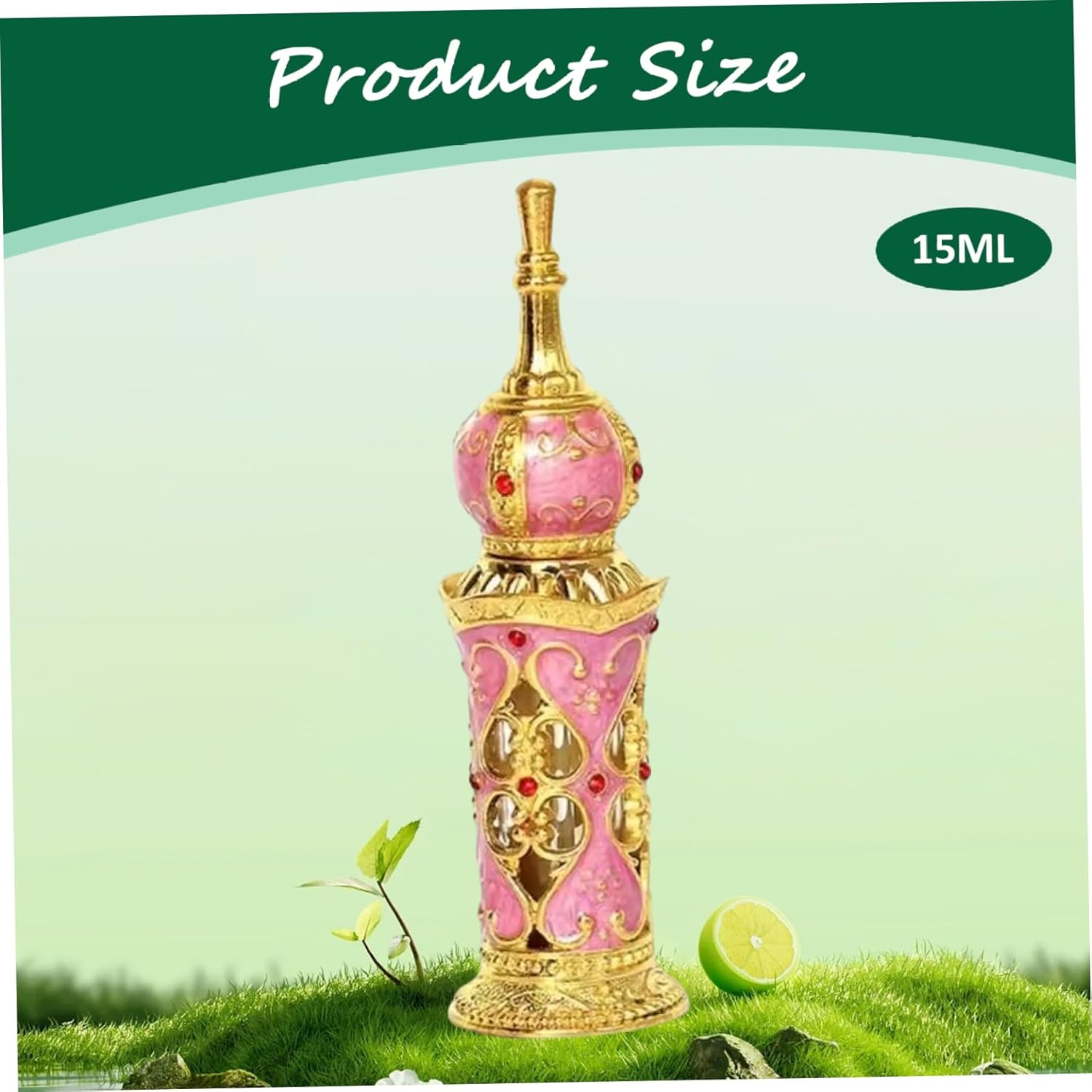 Arabic Perfume Oil, 15Ml Long Lasting Fragrance Dubai Perfume with Luxurious Plastic Bottle for Women, Home Decor image number 1
