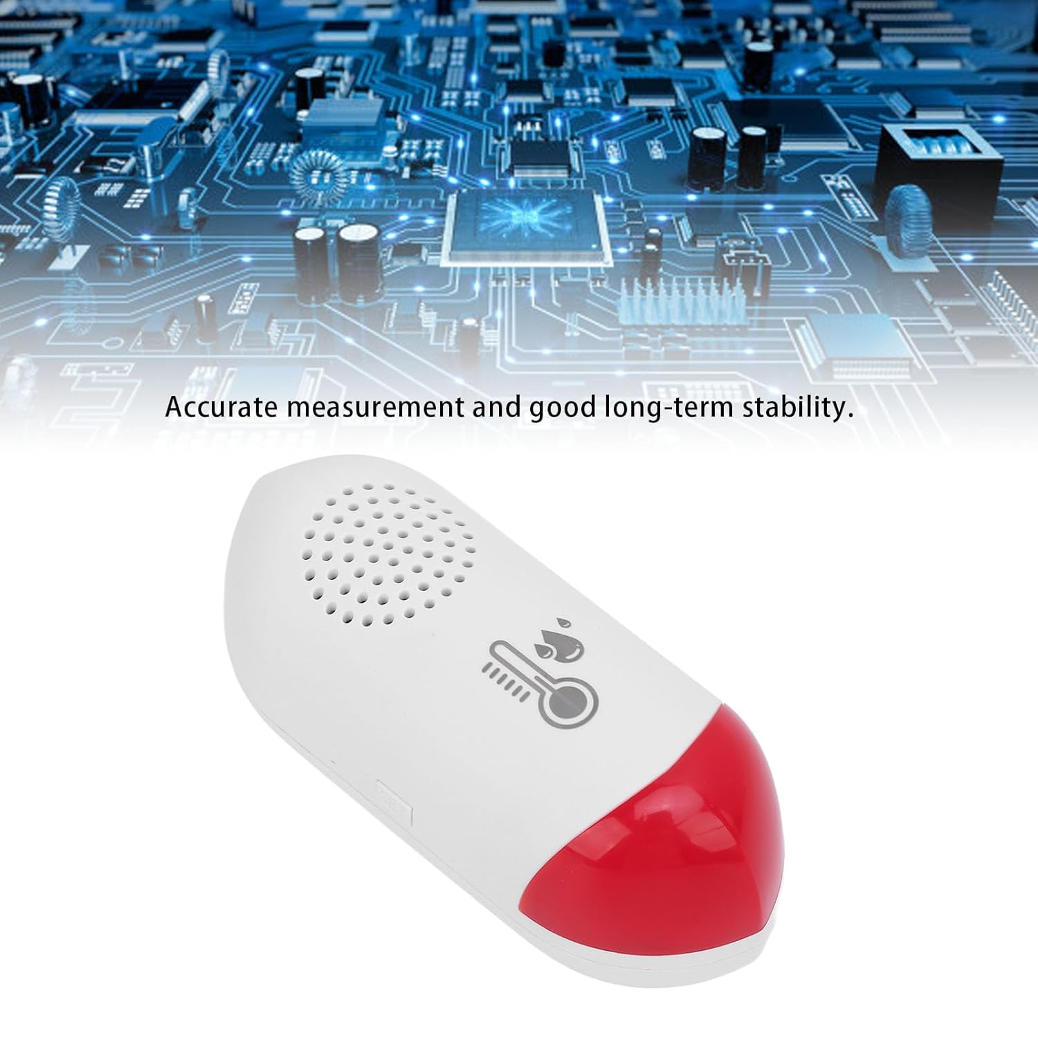 TOPINCN Digital Hygrometer Indoor Outdoor Thermometer with Smart Temperature Humidity Alarm, Real Time APP Push Notification, Wireless Fidelity Room Sensor for Home, Room image number 2