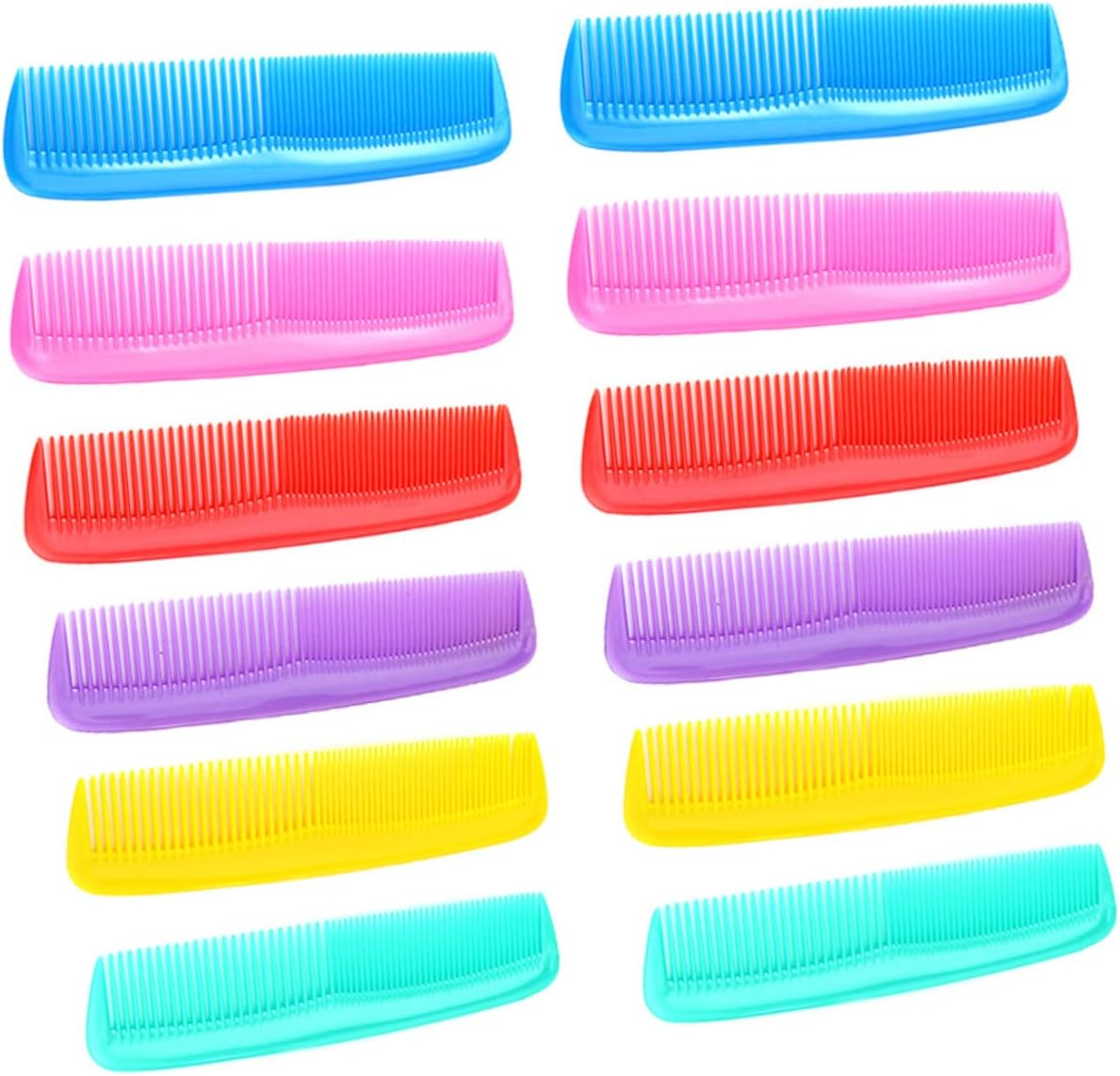 OHPHCALL 12Pcs Mini Hair Comb Static Hair Brush Portable Travel Hairdressing Comb image number 6