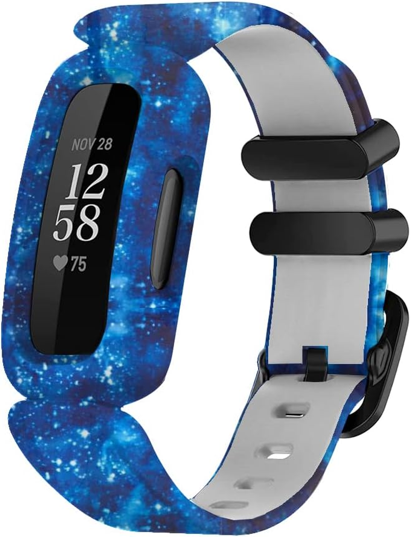 Intended for Fitbit Ace 3 Bands Intended for Kids, Soft Silicone Printing Pattern Wristband Replacement Sport Starps Intended for Ace 3 Activity Tracker (#6) image number 1