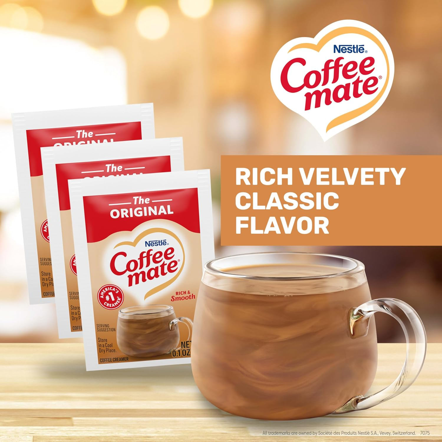 Nestle Coffee-Mate Coffee Creamer, Original Powdered Packets, 3G , 50-Count Boxes (Pack of 20) image number 3