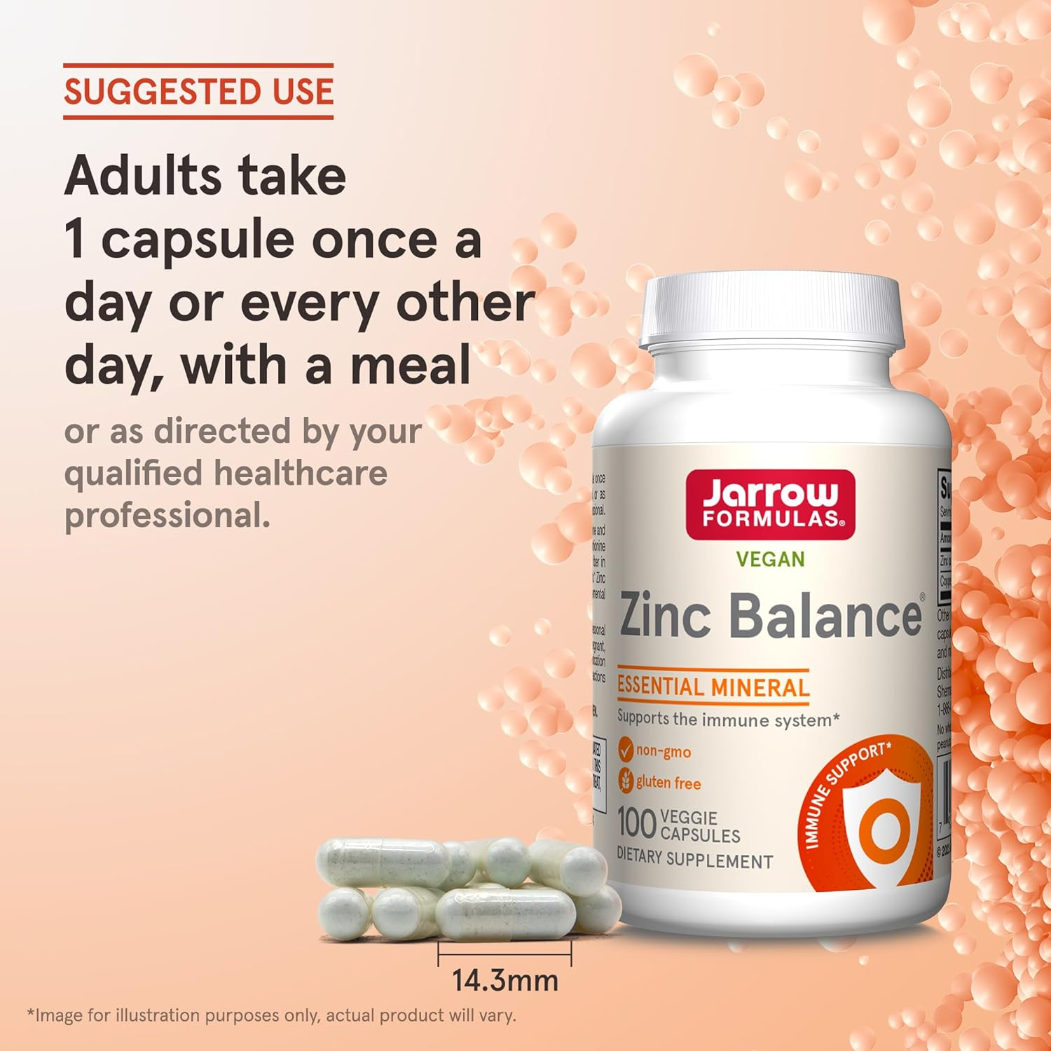 Jarrow Formulas Zinc Balance 15 Mg, Supports Immune and Antioxidant Protection, 100 Caps image number 4