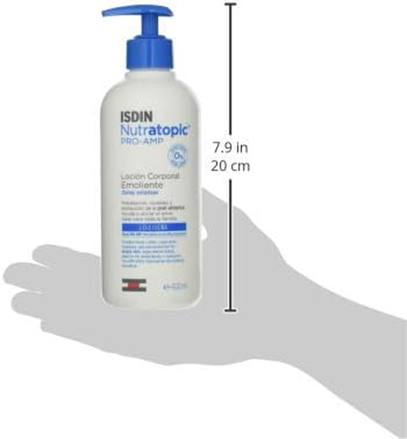ISDIN Nutratopic Pro-Amp Moisturising Lotion for Atopic Skin (400 Ml) Moisturises and Soothes Atopic Skin image number 2