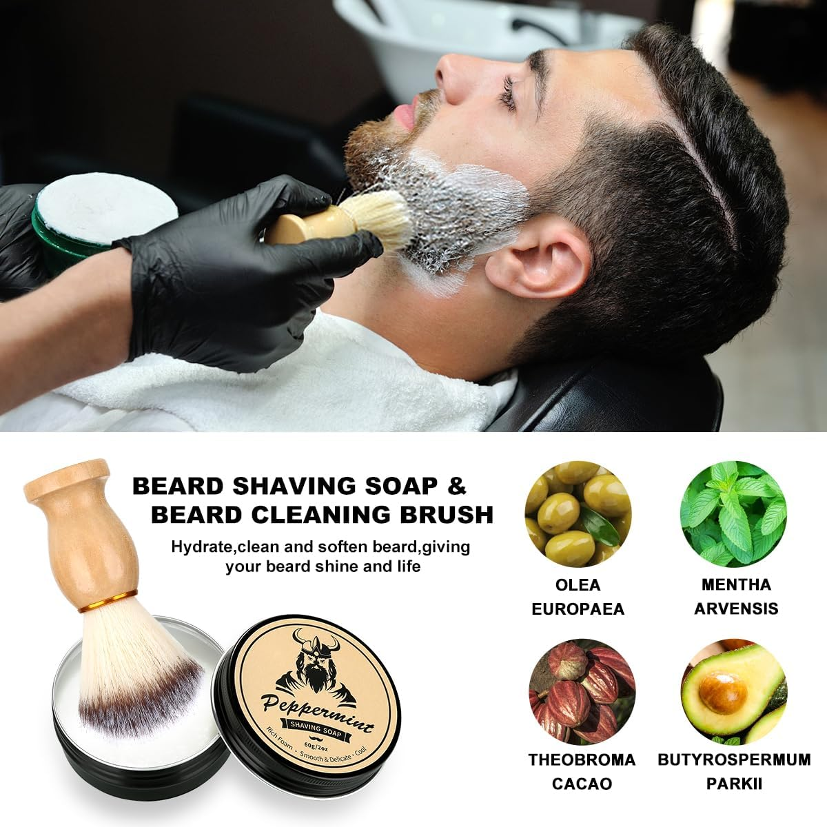 Beard Kit Gifts for Men, 9 Pcs Beard Care Grooming Kit, Beard Growth Kit Unique Men'S Gifts for Men Dad Him Husband Boyfriend, Father'S Day Anniversary Birthday Ideas for Dad Boss image number 5
