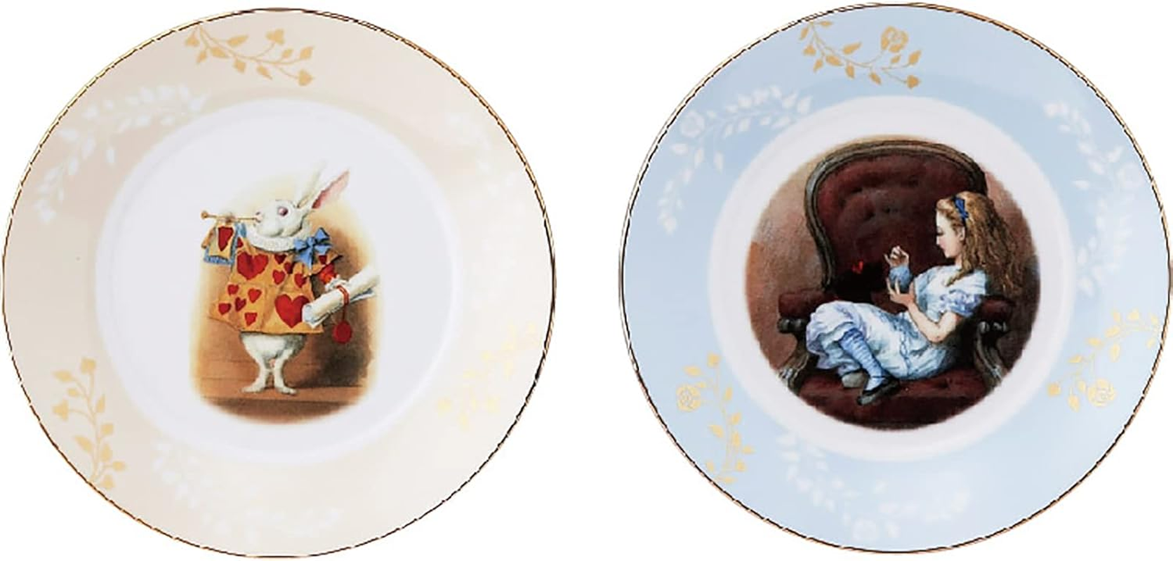 Yamakasyoten ALC20-57 Macmillan Alice Plate Plate, 5.3 Inches (13.5 Cm), Set of 5, Alice Color, Tableware, Miscellaneous Goods, Made in Japan