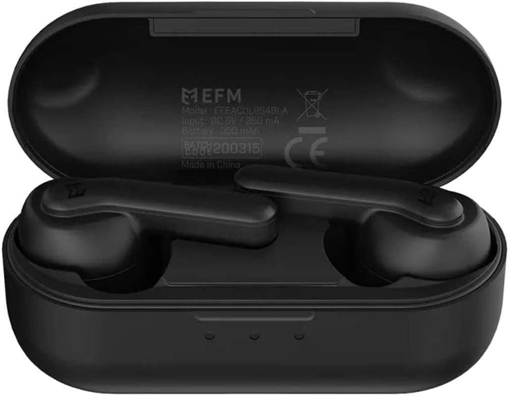 EFM TWS Andes ANC Earbuds - with Active Noise Cancelling and IP54 Rating Black Extra Large image number 4