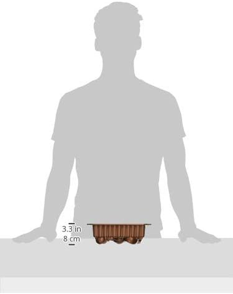 Nordic Ware, One Size, Copper 90248 Citrus Blossom Loaf, 6-Cup, Silver image number 1