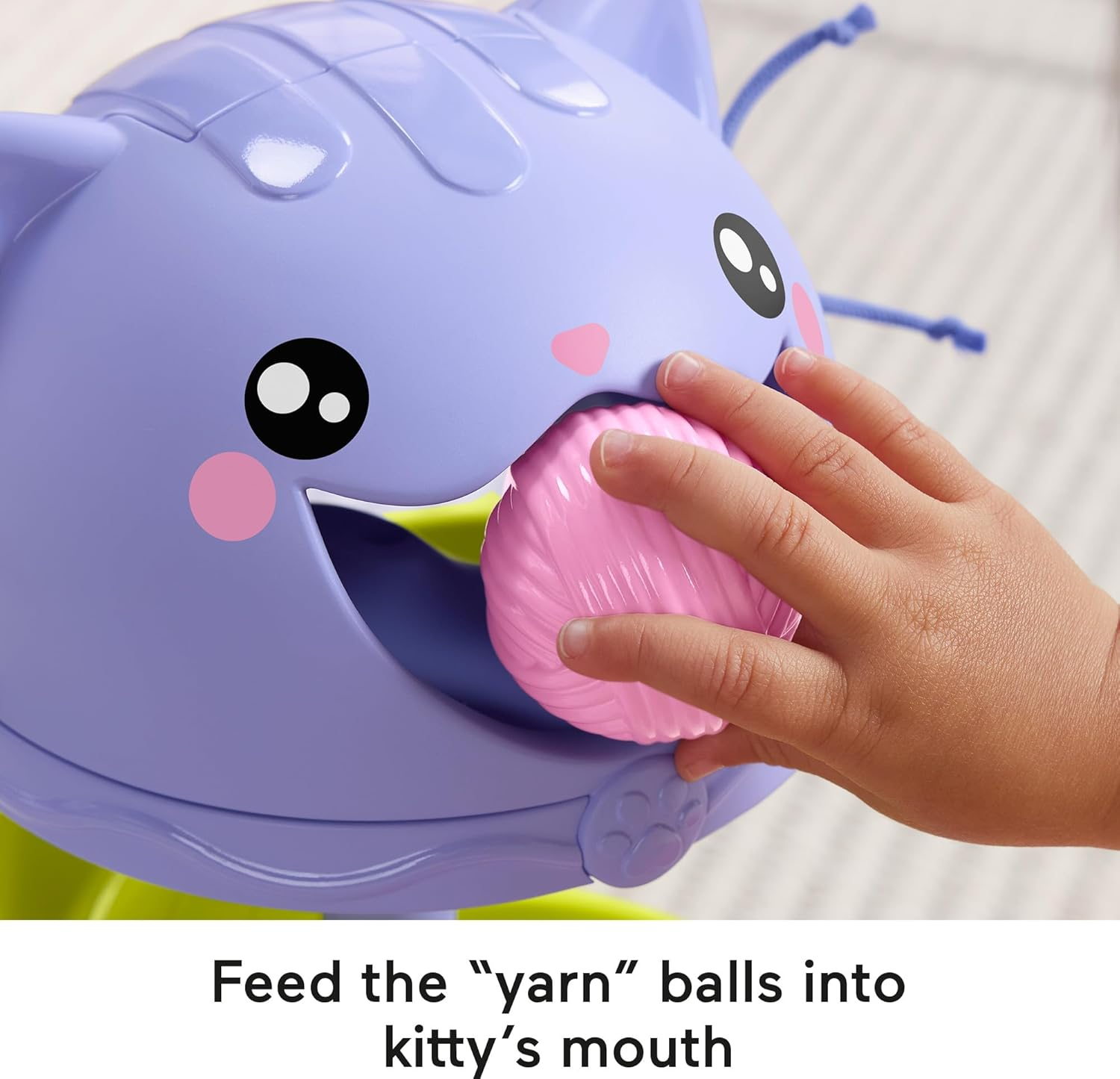 Fisher-Price Baby & Toddler Toy FP Pets Purrr-Fect Ball Tower Activity Center for Developmental Play Ages 9+ Months image number 6