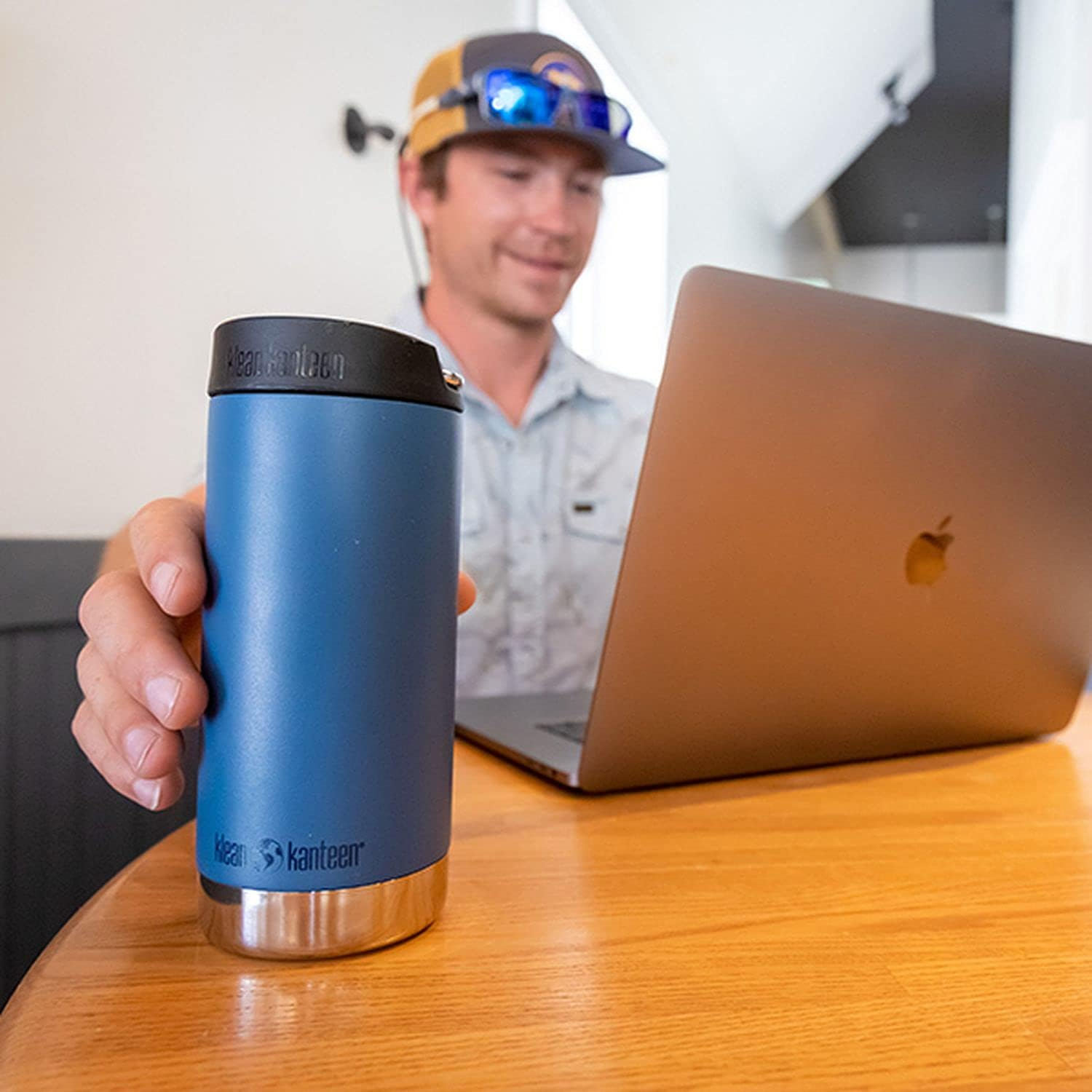 Klean Kanteen 1008341 Mug Bottle TK Wide Cafe Cap, Black, 12 Oz (355 Ml) - Black image number 4