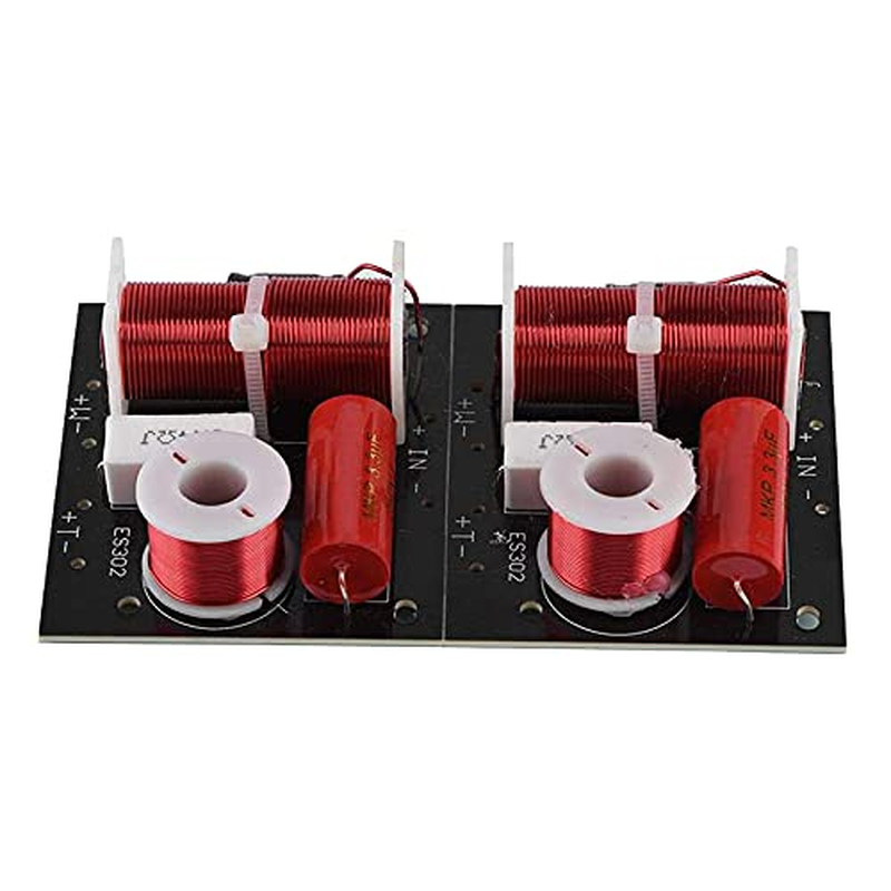Xioaue 2Pcs 400W Speaker Frequency Divider 2 Way 2 Unit Hi-Fi Soundshelf Crossover Filters Woofer and Tweeter image number 3