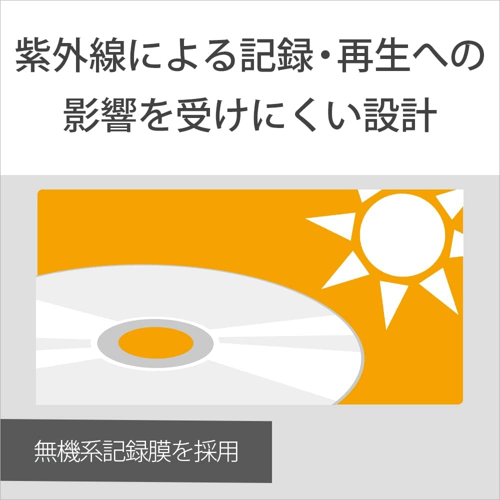 SONY Video for Blu-Ray Disc 50BNR1VJPP4 (BD-R 1 Layer: 4-Speed 50 Sheets Pack)(Japan Import-No Warranty) image number 5