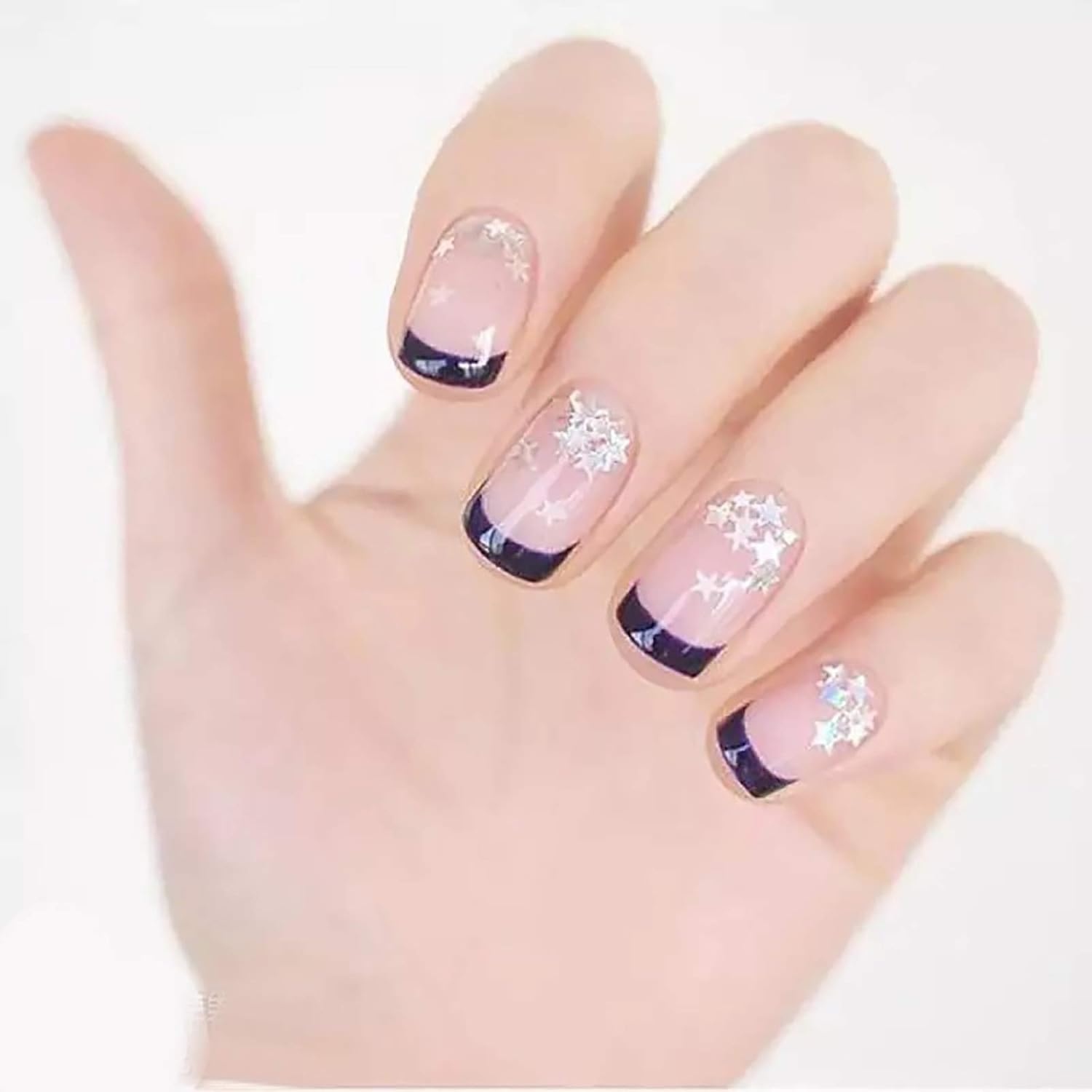 2 Boxes Nail Sequins Four-Pointed Star Sequins for Kids' Crafts Star Shaped Sequins image number 2