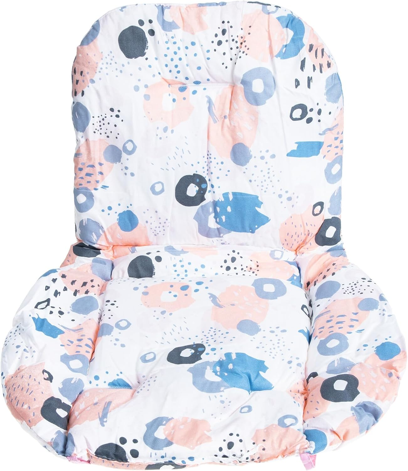 FRCOLOR Colorful Cart Seat Cushion Soft Insert Pram Liner Cushion Warm Winter Dining Chair Pad for Boys Stroller and Feeding Seat image number 4