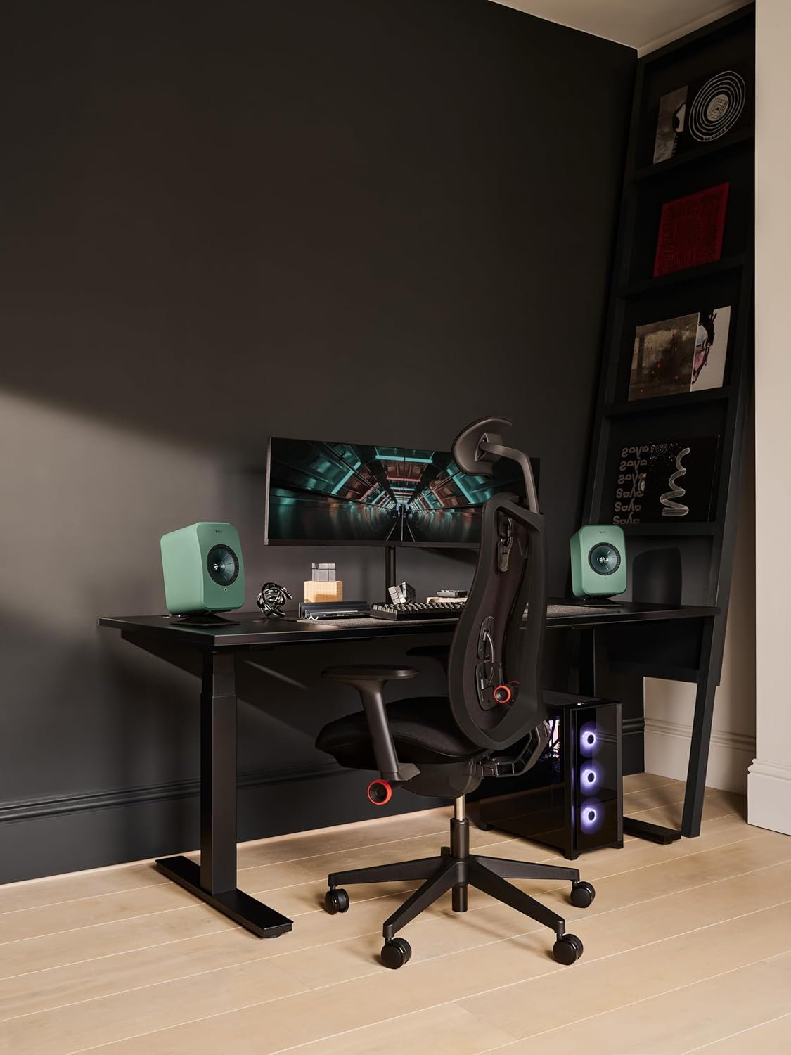 KEF LSXII LT (Pair, Sage Green)