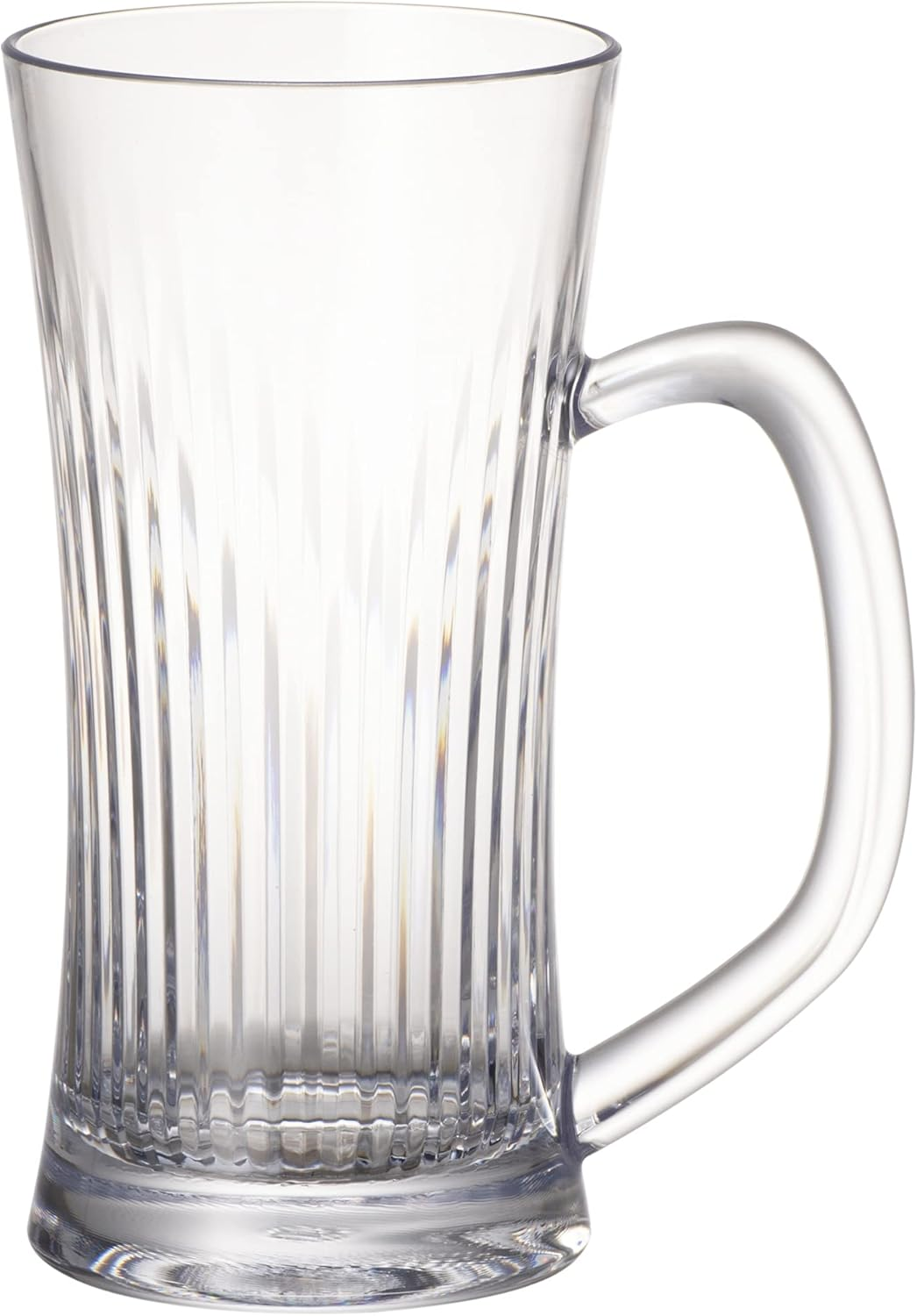 Plakira Unbreakable Beer Stein, Can Be Drunk Anywhere, Beer Glass, Liquor, Highball, Beer, Pilsner, Juice, Etc., Large 13.5 Fl Oz (400 Ml), Height 6.0 Inches (15.3 Cm), Clear, Transparent, Dishwasher, Made in Japan