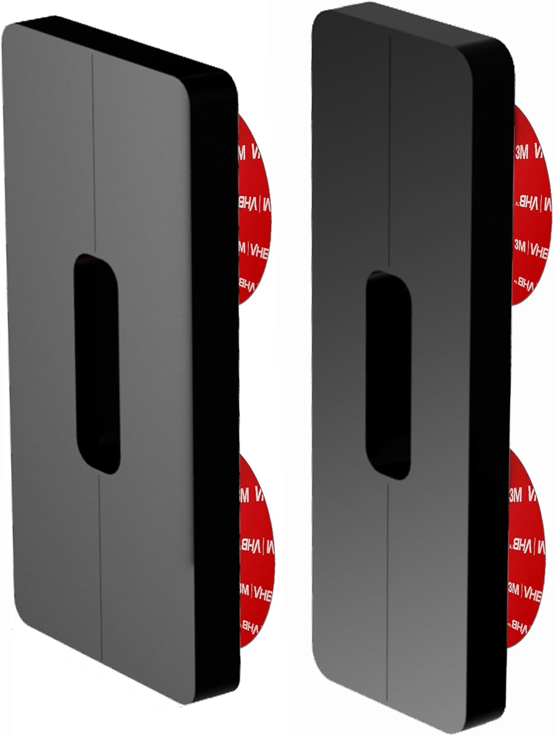 Slim Universal Self-Adhesive Bracket Compatible with Video Doorbell Aosu, Arlo, Blink, Eufy, Nest, Netamo, Reolink, Tapo, Wyze Video Doorbell Battery/Cable WLAN No Drilling, Easy Installation