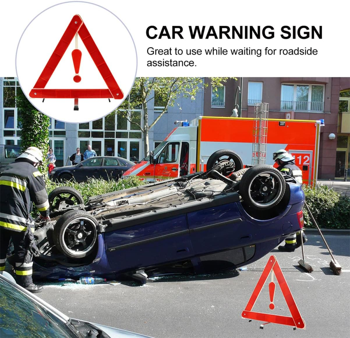 Foldable Auto Warning Sign Triangle Road Safety Warning Triangle for Car Emergency Reflective Car Safety Sign for Roadside Breakdown in Australia image number 6