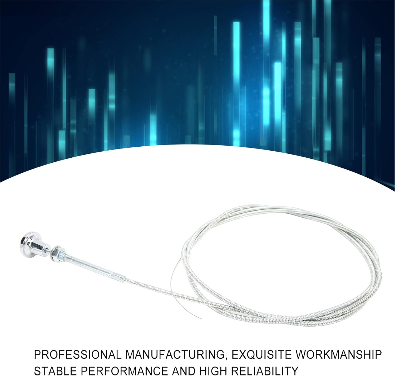 6Ft/183Cm Choke Cable Universal Carburetor Choke Control Cable Replacement for Mopar 4 6 8 Cylinder Engines