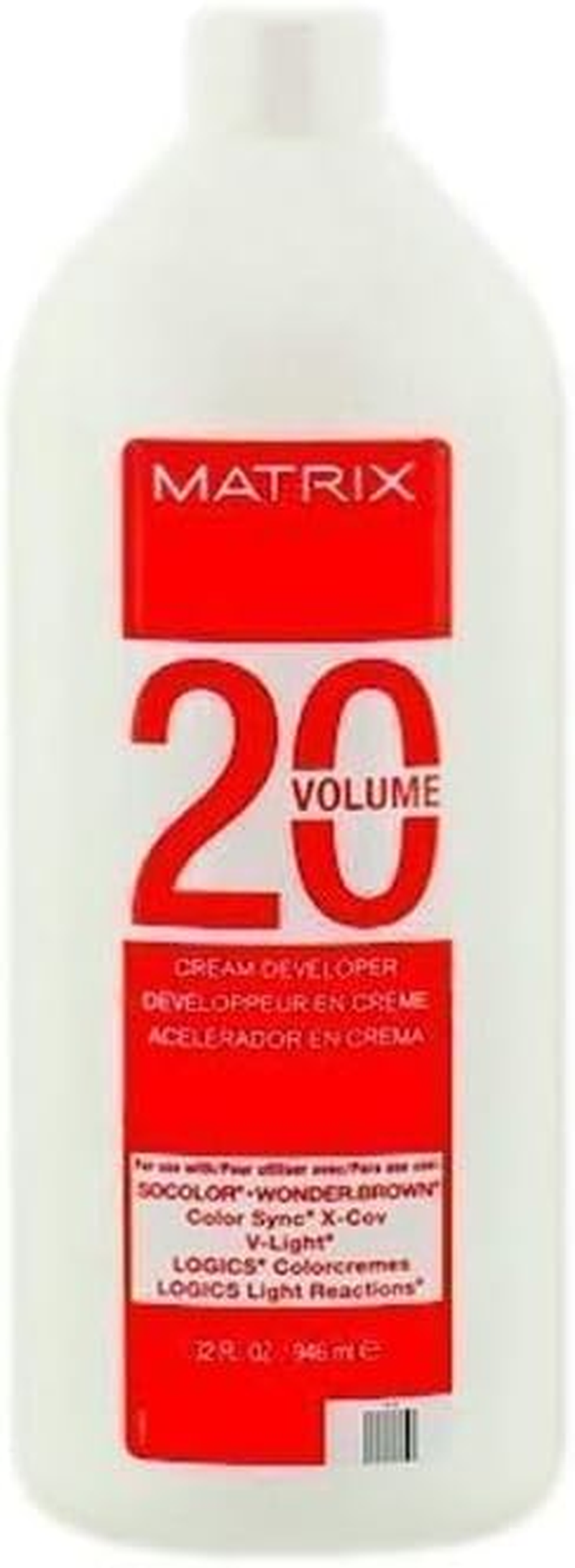 (20 Volume) - Matrix Socolor Cream Developer 10, 20, 30, 40 Volume