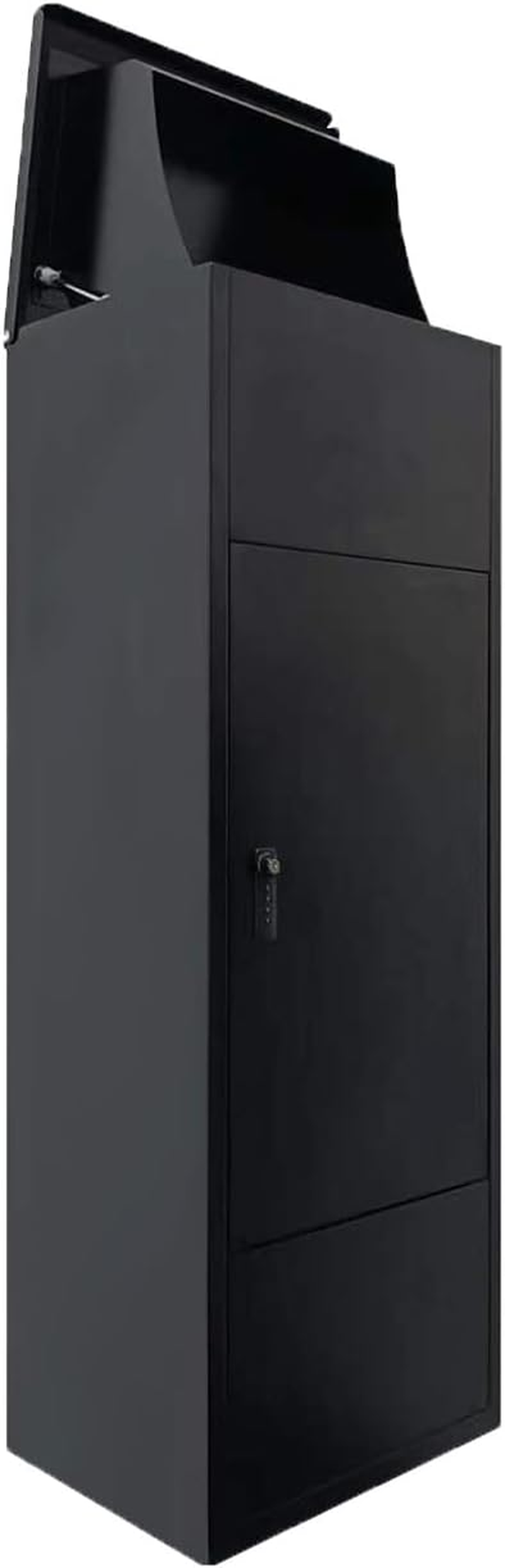 Metal Parcel Letterbox, Free Standing Waterproof Parcel Box with Safe 4-Digit Lock, Outdoor Mailbox for Porch, Garden image number 2