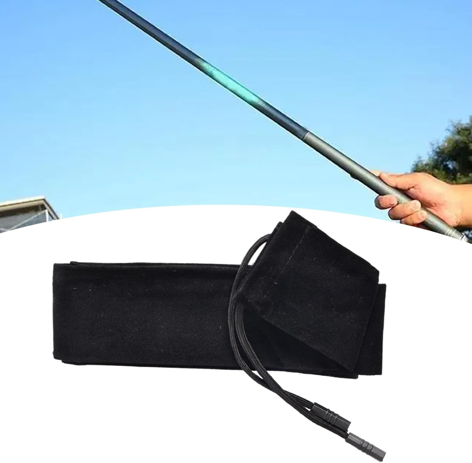 4X Fishing Rod Cover, Fishing Rod Bag, Fishing Rod Sock, Outdoor Fishing Rod Cover image number 5
