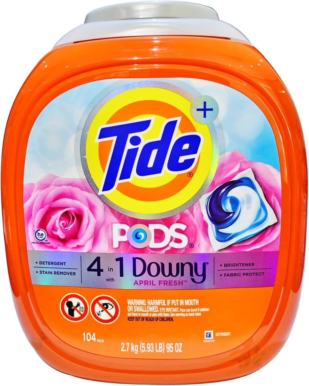 Tide Pods 4 in 1 Downy April Fresh 2.7 Kg