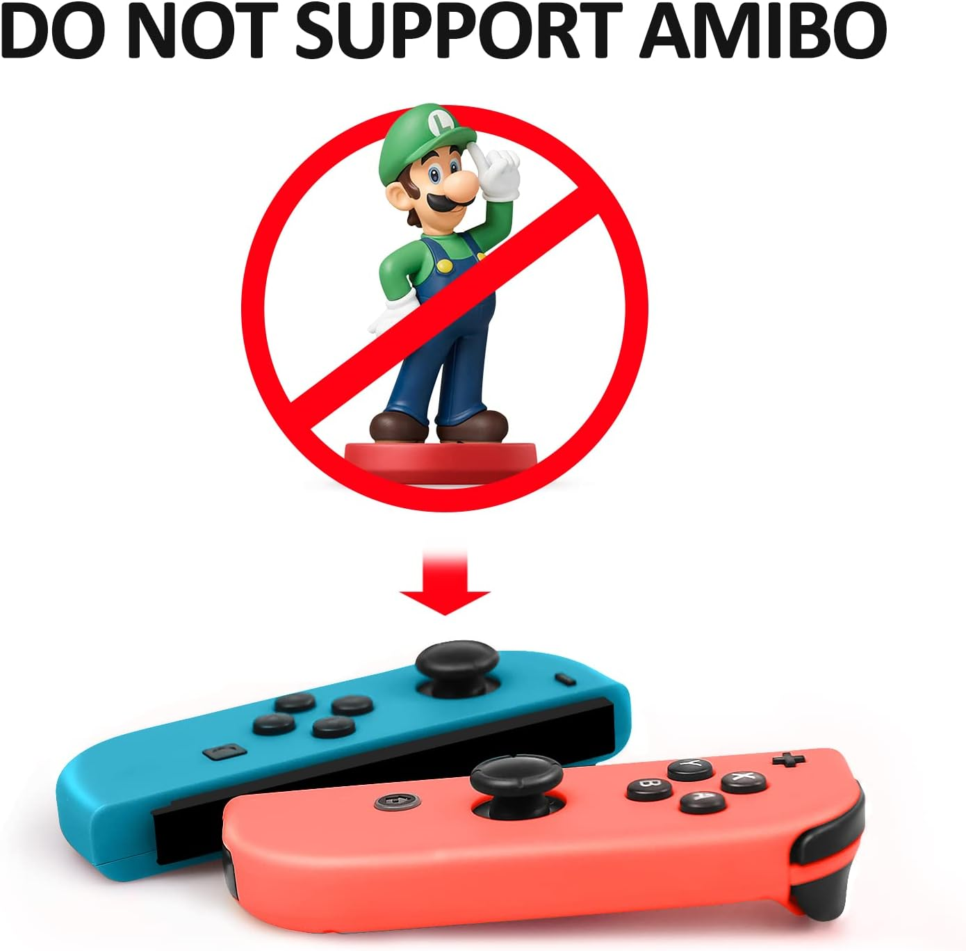 Upgraded Joy Cons for Switch/Lite/Oled, Wireless Replacement for Switch Joycon Support Wake-Up Function and 6-Axis Gyroscope, L/R Switch Controllers Joycon with Wrist Straps (Blue and Red) - Purple And Yellow image number 7