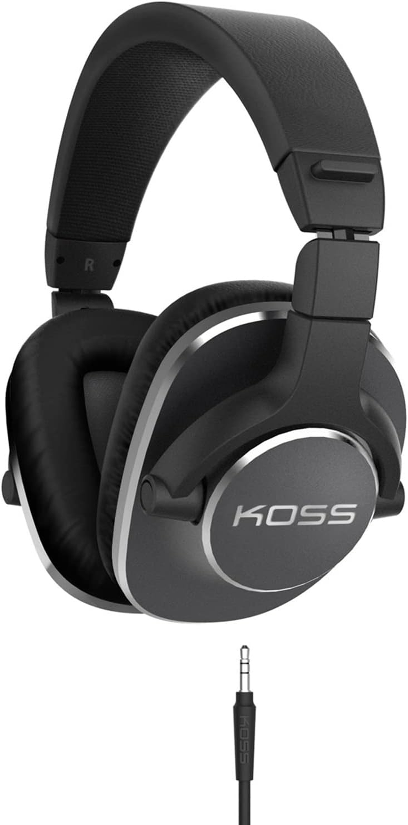 Koss Pro4S Full Size Studio Over-Ear Hi-Fi Headphones (3.5 Mm Jack) for Imac/Laptop/Dj/Mp3 Players - Black