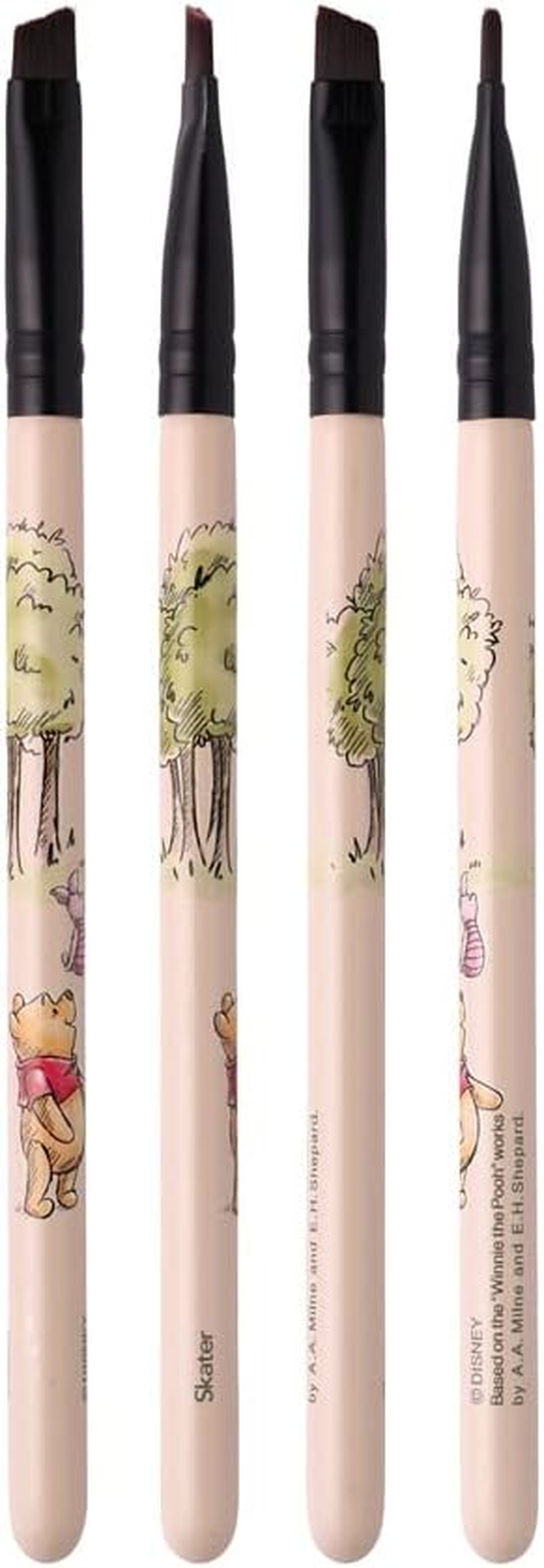 Skater MUB5S Makeup Brush Set, Makeup Brush, Set of 5, Disney Winnie the Pooh - Winnie The Pooh image number 5