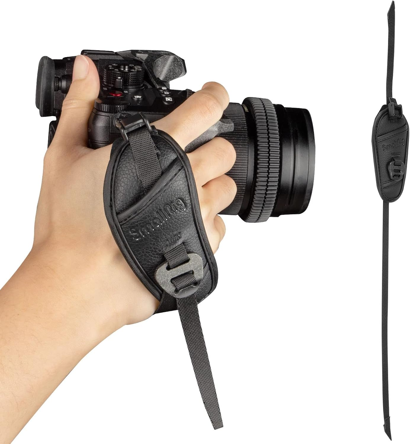 Smallrig Camera Cage Wrist Strap and Hand Strap with Quick Adjustable and Detachable Design Secure Grip for Cage Handle and L Bracket
