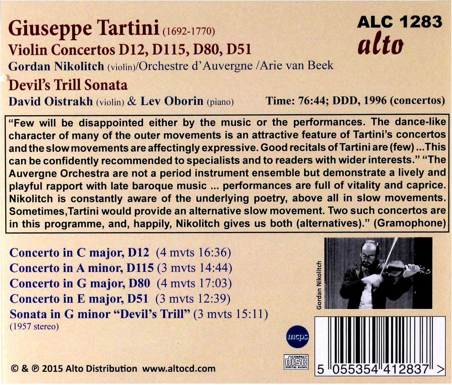 Violinkonzerte D 12, D 11 image number 1