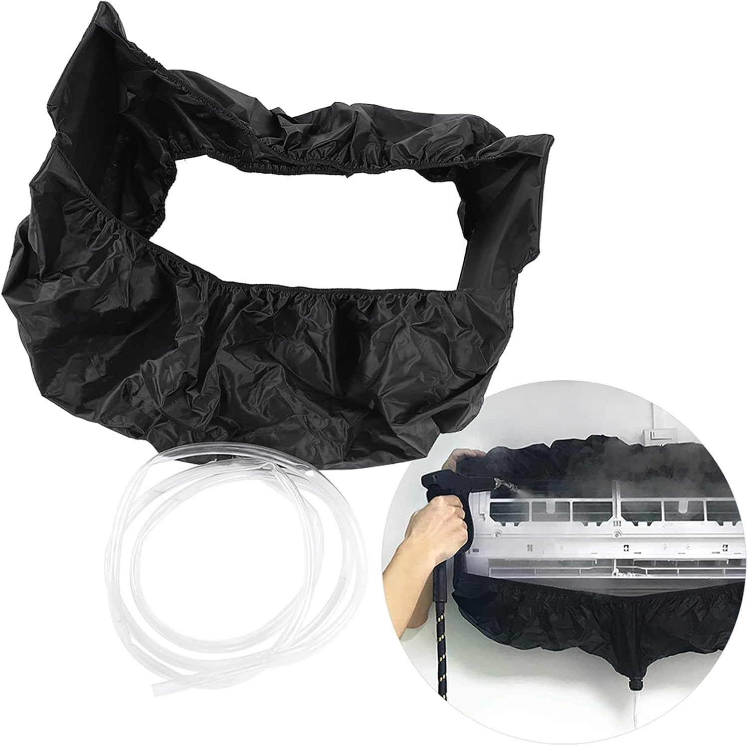 Air Conditioning Cleaning Bag, AC Unit, Dust Washing Cleaning Cover Kit, Air Conditioner Protection for Wall Mounted Air Conditioner image number 5