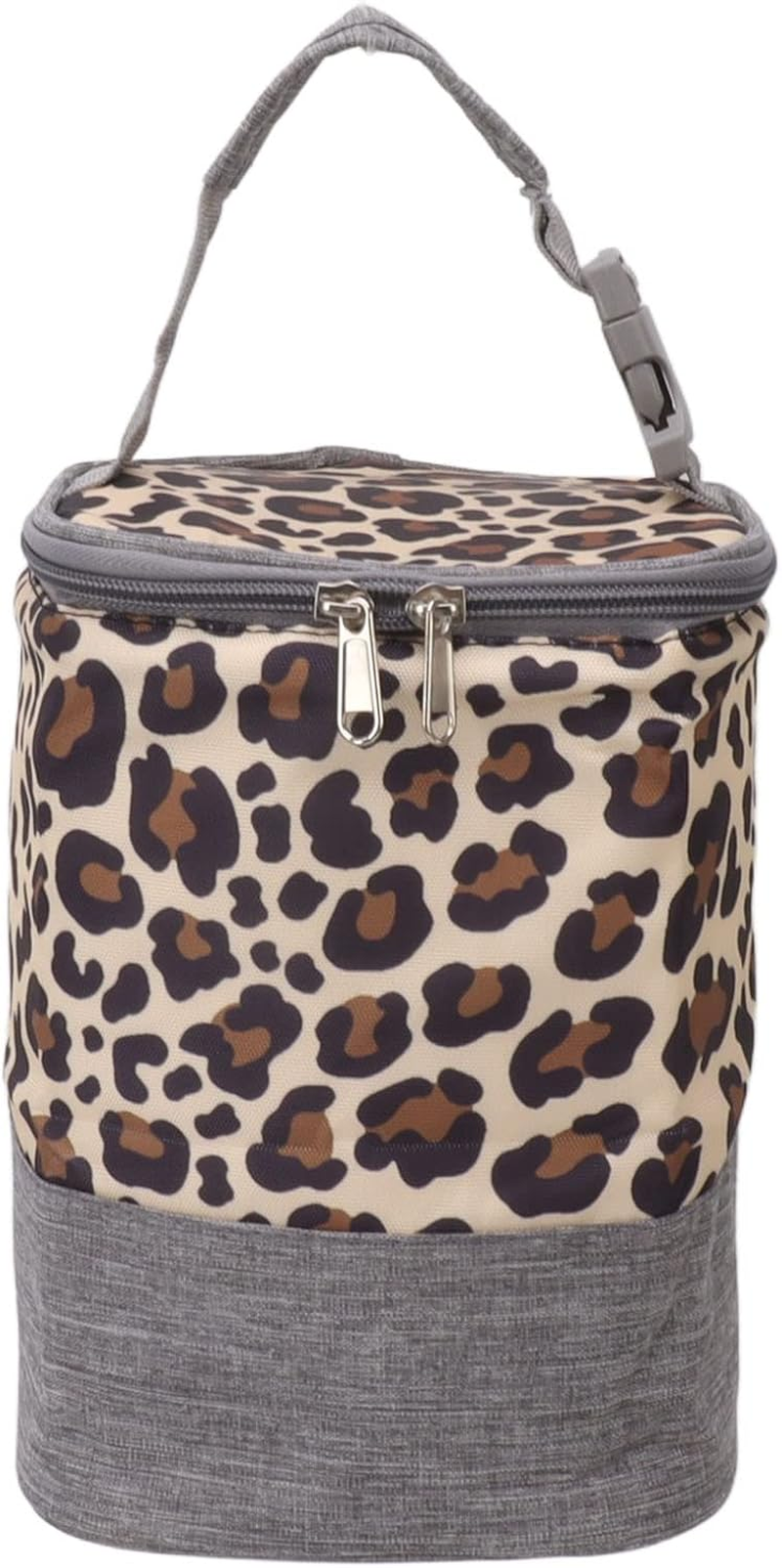 Thermal Baby Bottle Bag, Easy Cleaning Breastmilk Warmer Cooler Carrier Bag Side Pocket Design 3L with Handle for Travel image number 3