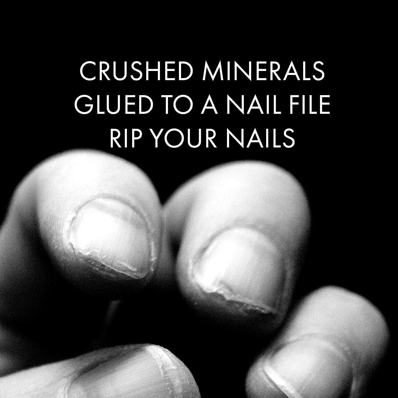 GERMANIKURE Crystal Glass Cuticle Stick & Black Nail File Set in Suede Sleeves &ndash; Handmade in Czech Republic &ndash; Professional Manicure Supplies &ndash; Cuticle Pusher, Callus Remover - Ideal Nail Care Gift - Red image number 2