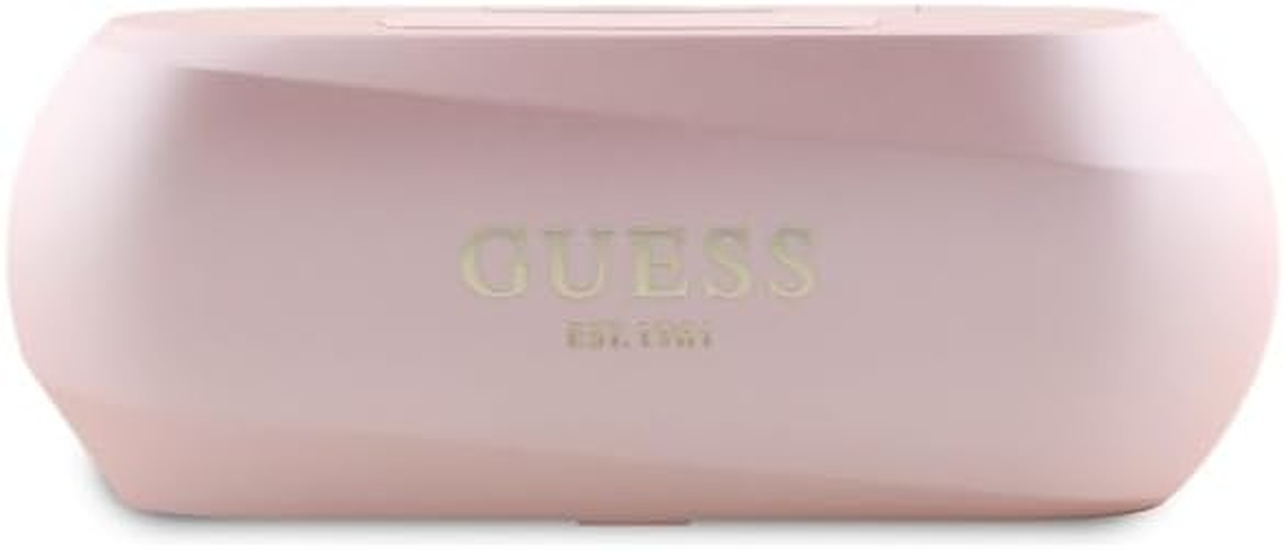 CG Mobile Guess Bluetooth Headphones TWS + Elongated Metallic Logo Print Pink image number 4