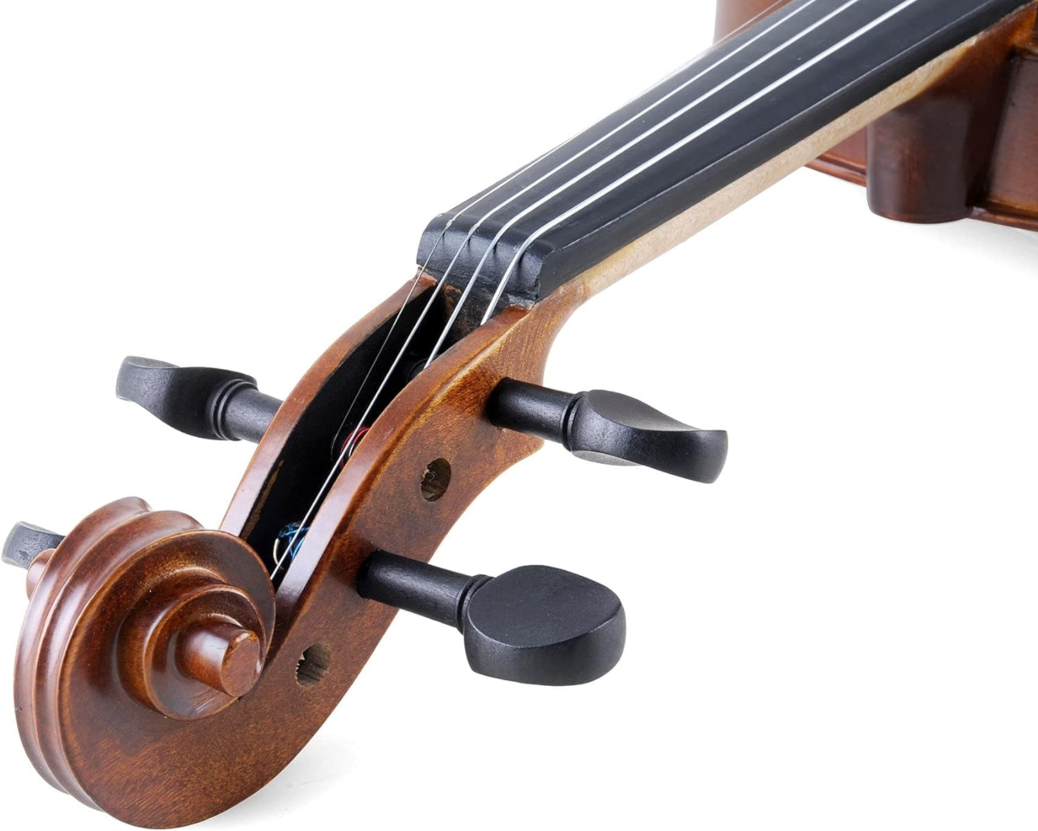 Aileen Violin 4/4 Full Size for Beginners with Fingerboard Sticker, User Manual, Hard Case, Bow, Rosin, Bridge, and Polishing Cloth image number 2