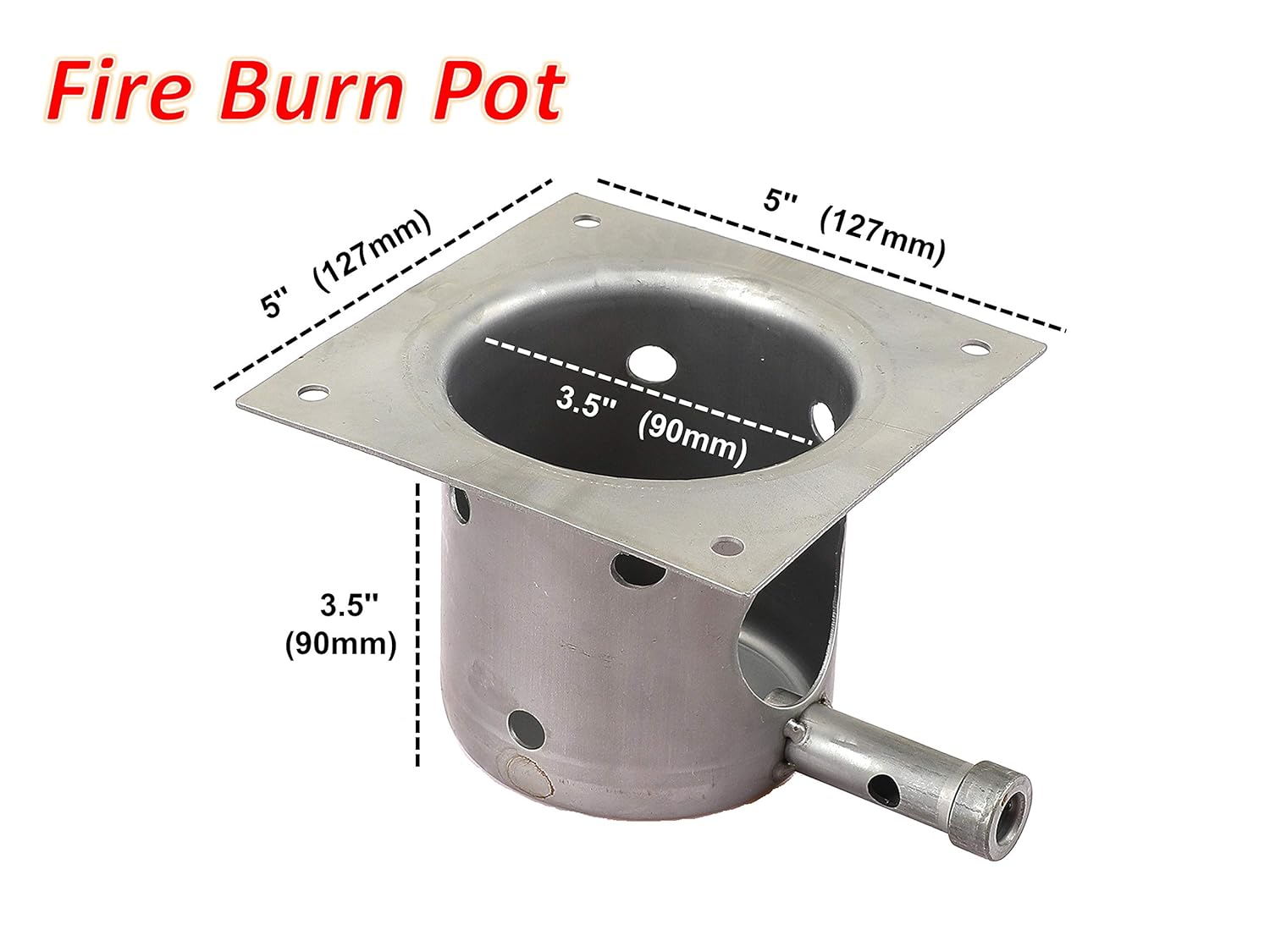 WAITCOOK Fire Burn Pot and D2 Hot Rod Ignitor Kit Compatible with Traeger Pro Series 575 & 780,Ironwood 650 & 885 Wood Pellet Grill - Hot Rod 20V image number 4