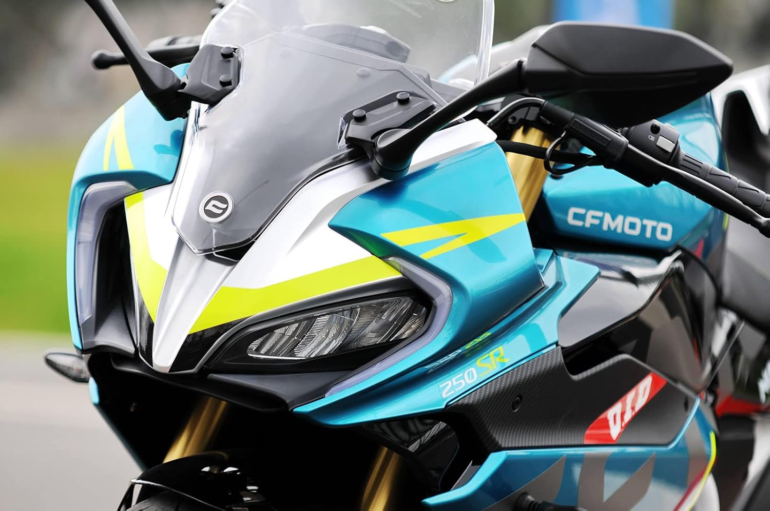 Mokuo Motorcycle Rearview Mirrors Fit for CFMOTO 300SS,CF250SR 300SR Right&Left OEM Parts Number 7010-03-000007-H08-L/7010-03-000007-H08-R image number 5