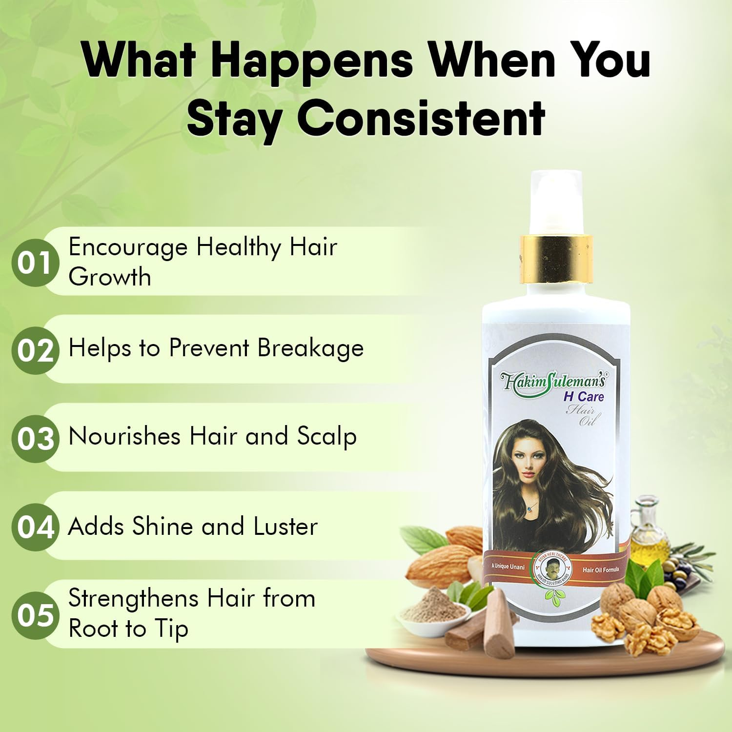 Hakim Suleman?S H Care Hair Oil for Healthy Hair image number 3