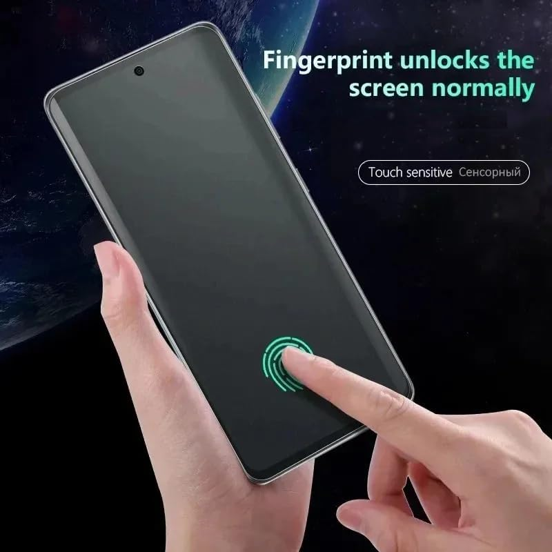 Matte Hydrogel Film for Samsung Galaxy S23 Ultra 6.8 Inch Anti-Glare Gel Film TPU Screen Protector Flexible HD Clear Anti-Fingerprint Ultra Thin Anti-Reflection Pack of 2 - S23 6.1" image number 4