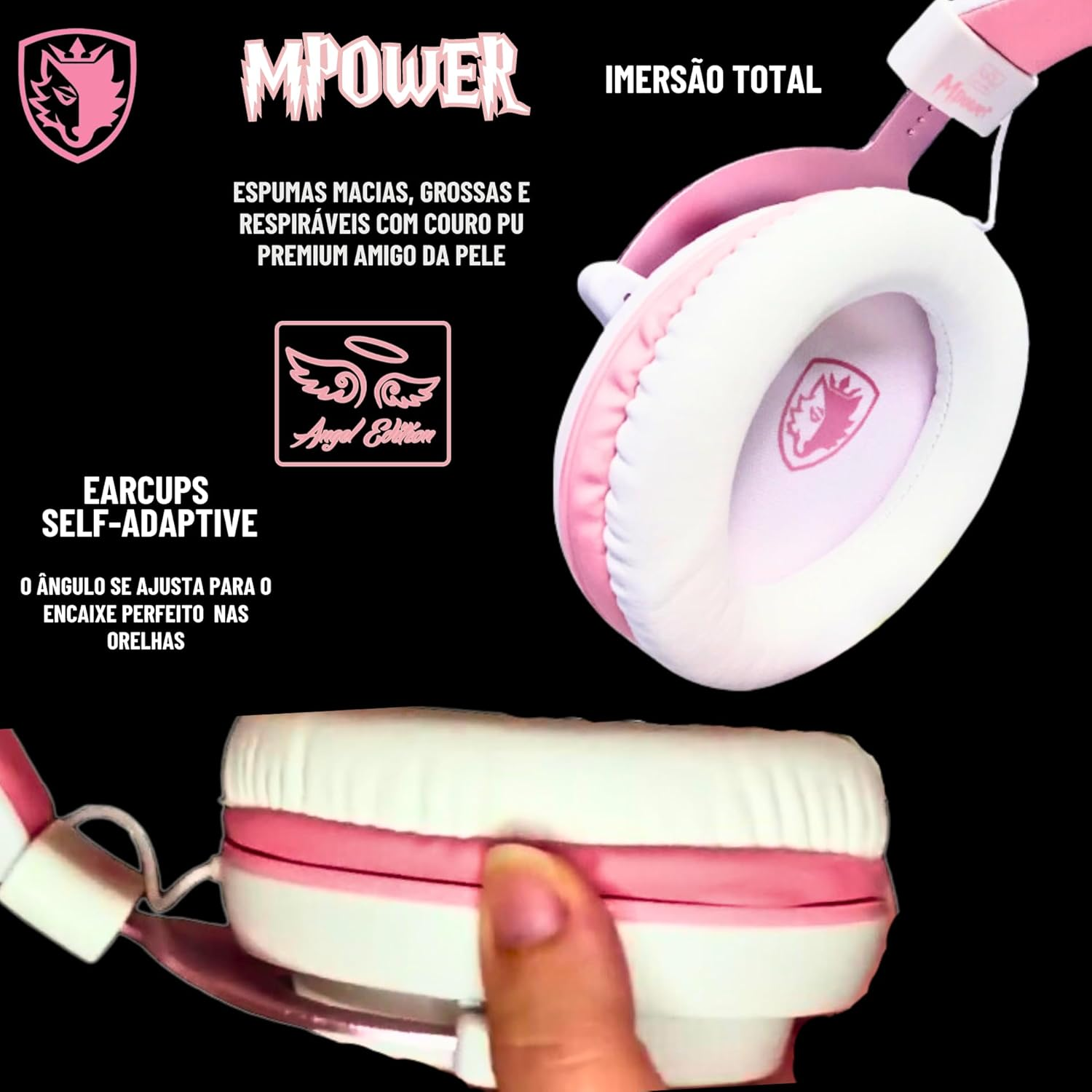 [Upgraded Version] SADES MPOWER Stereo Gaming Headset for PS4, PC, Mobile, Noise Cancelling over Ear Headphones with Retrac... image number 4