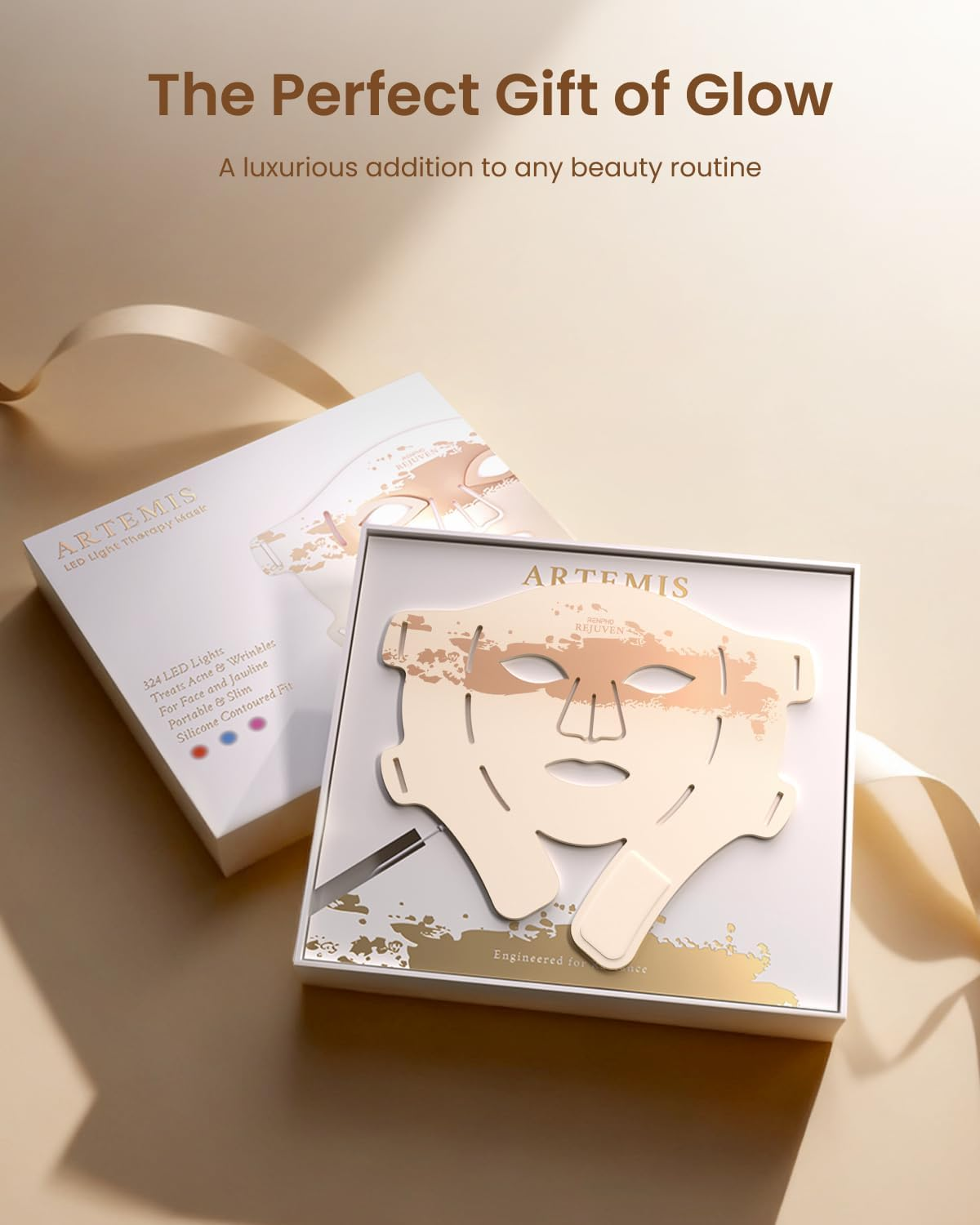 RENPHO Red Light Soft Mask, 630Nm/415Nm/850Nm Light Mask with 3 Wavelength Combinations, Lamp for Anytime image number 3