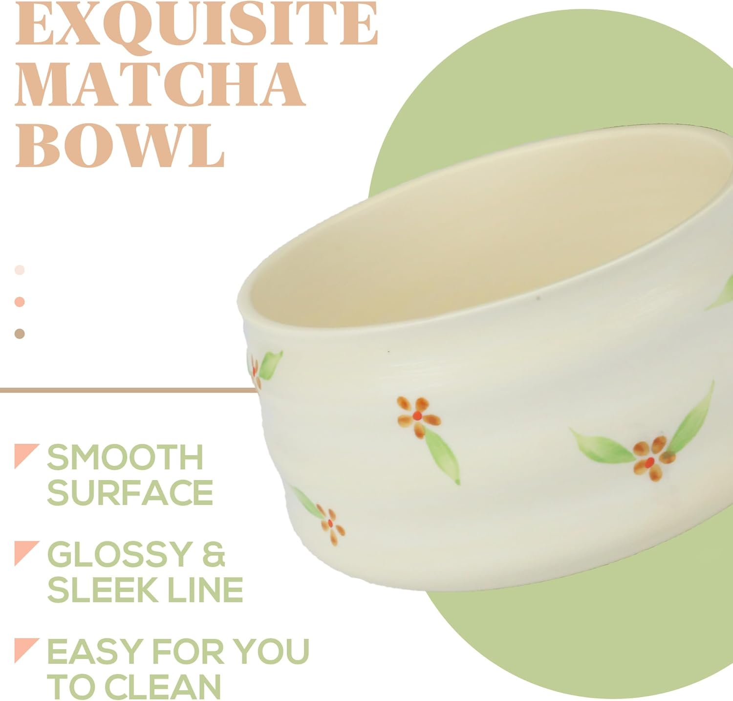 Japanese Matcha Bowl, Matcha Bowl for Matcha Powder/Matcha Tea/Japanese Matcha image number 6