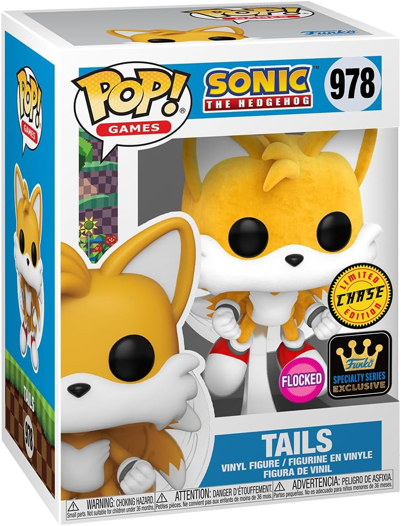 Sonic the Hedgehog - Tails (Flying) US Exclusive (With Chase) Pop! Vinyl [RS] image number 5